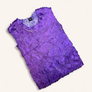 Vintage Y2K Origami Magic Scarf Top Women’s One Size Purple